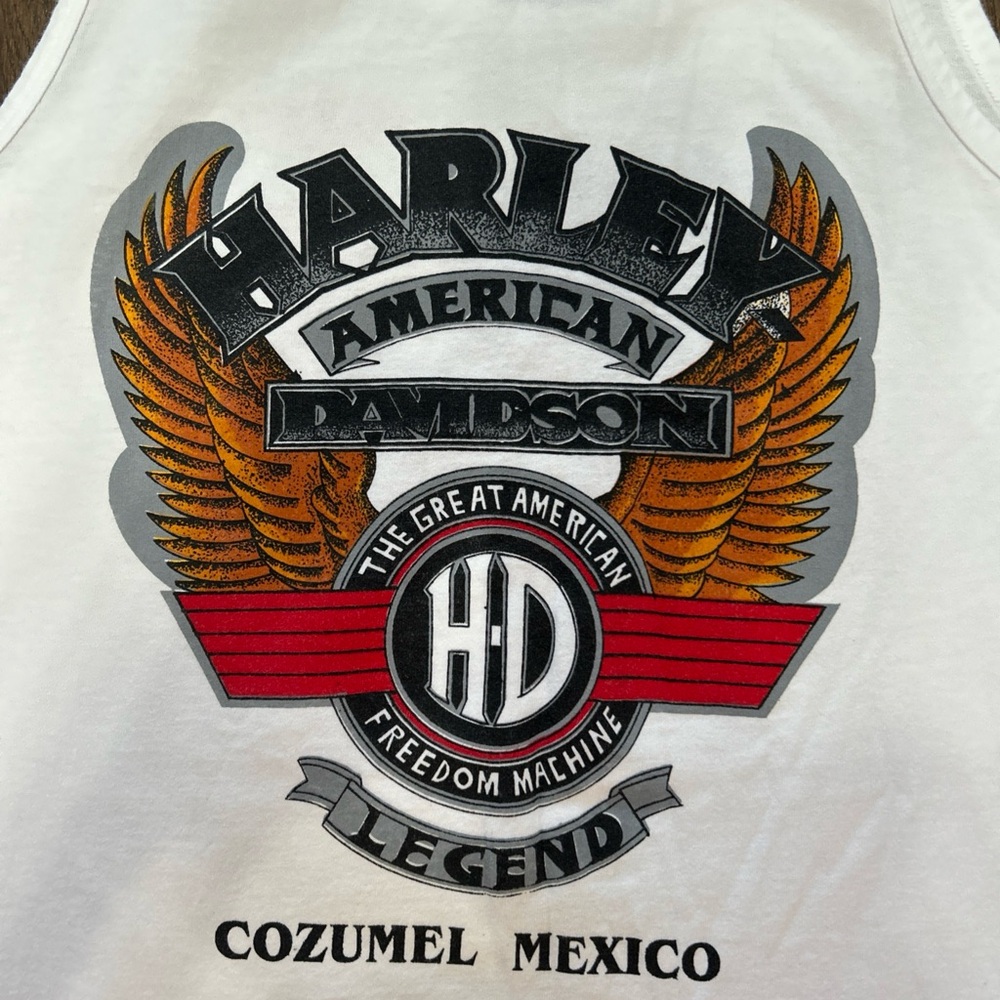 *Vintage* Harley Davidson Tank Top Muscle Shirt Size XXL - Picture 5 of 5